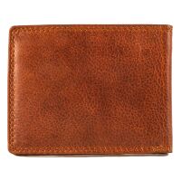 Pranke Herren Leder Börse Geldbörse Geldbeutel Brieftasche Portemonnaie Braun
