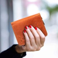 MATADOR | VALENCIA | Damen Portemonnaie Leder RFID Braun Konjak