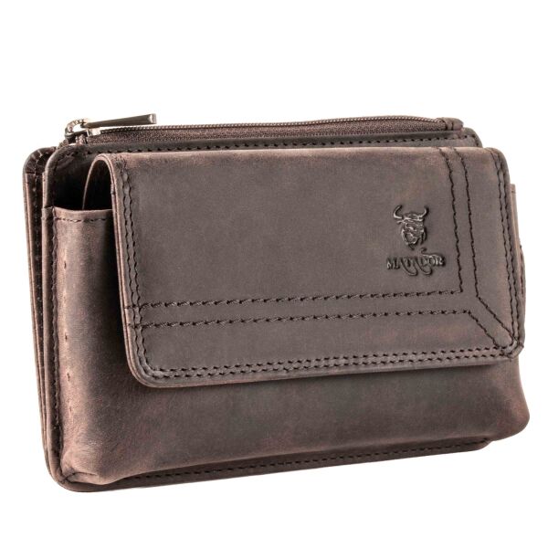 MATADOR BRISBANE Universal Handy Ledertasche 6.1 Zoll Dunkel Braun