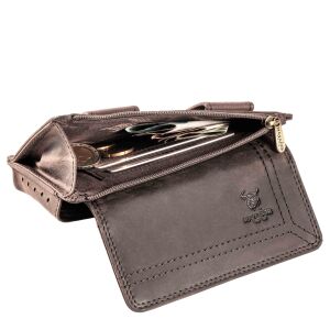 MATADOR BRISBANE Universal Handy Ledertasche 6.1 Zoll Dunkel Braun