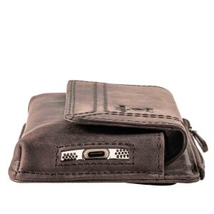 MATADOR BRISBANE Universal Handy Ledertasche 6.1 Zoll Dunkel Braun