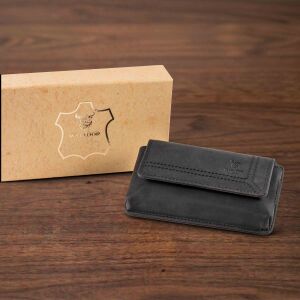MATADOR BRISBANE Universal Handy Ledertasche 6.1 Zoll Schwarz Matt