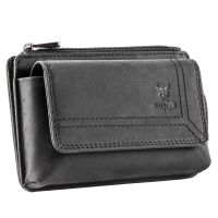 MATADOR BRISBANE Universal Handy Ledertasche 6.1 Zoll Schwarz Matt