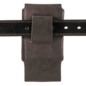 MATADOR iPhone 15 Pro Max 15 Plus 14 Leder Gürteltasche Dunkel Braun