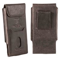 MATADOR iPhone 15 Pro Max 15 Plus 14 Leder Gürteltasche Dunkel Braun