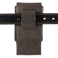 MATADOR iPhone 15 Pro Max 15 Plus 14 Leder Gürteltasche Dunkel Braun