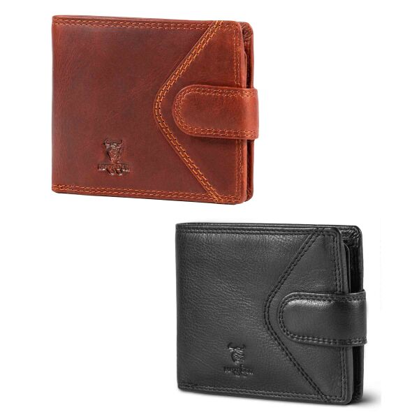 MATADOR HUESCA Herren Leder Portemonnaie Geldbörse RFID NFC
