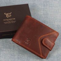 MATADOR HUESCA Herren Leder Portemonnaie Geldbörse RFID NFC